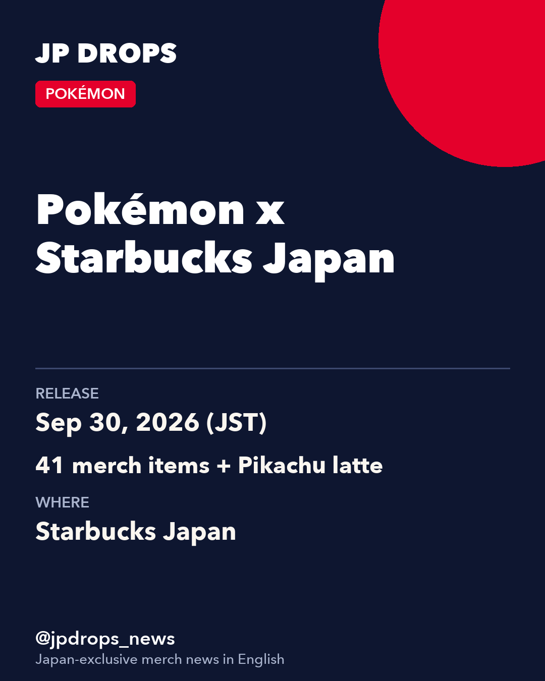 Pokémon x Starbucks Japan