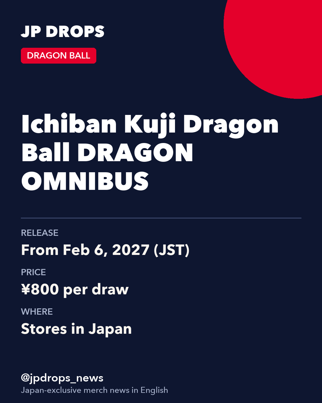 Ichiban Kuji Dragon Ball DRAGON OMNIBUS