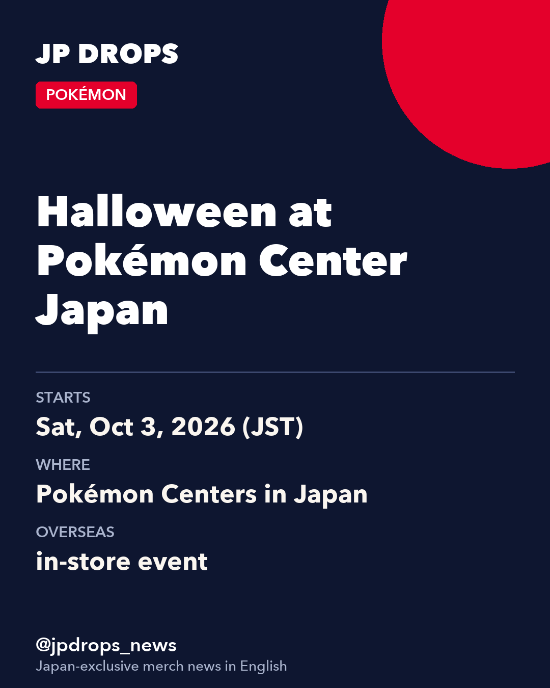 Halloween at Pokémon Center Japan