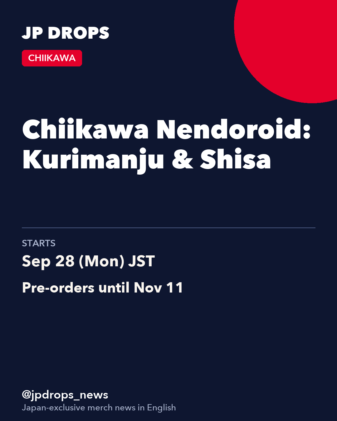 Chiikawa Nendoroid: Kurimanju & Shisa