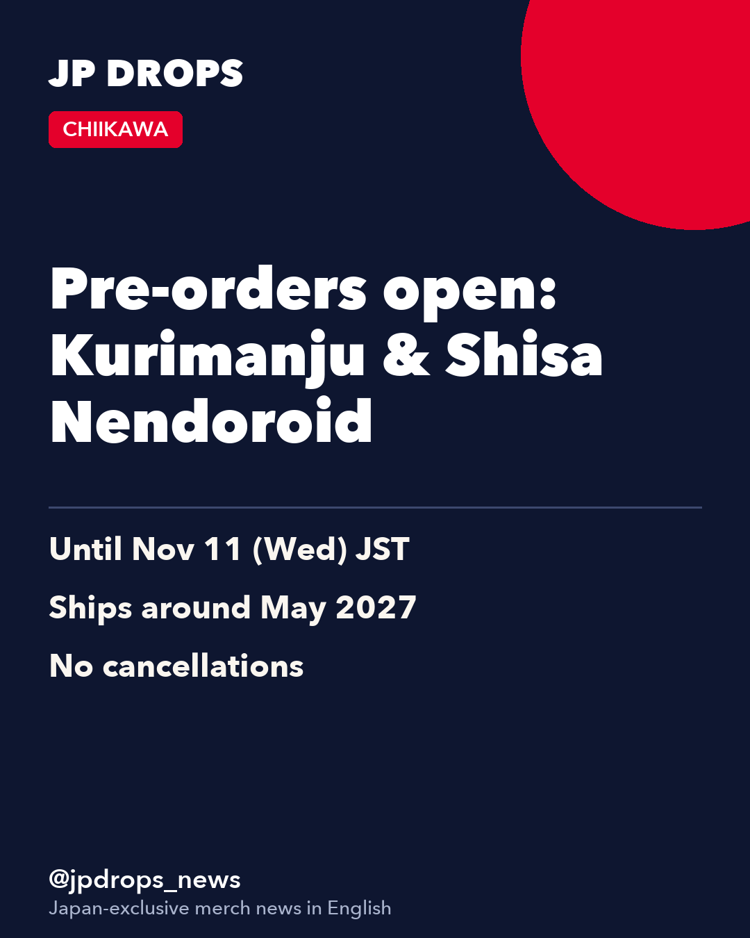 Pre-orders open: Kurimanju & Shisa Nendoroid